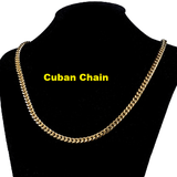 Bubble Letters CZ Necklace (GOLD)