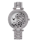 Leopard Diamond CZ Watch