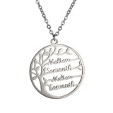 Tree Of Life Custom Name Necklace