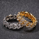 Cuban Link CZ Rings