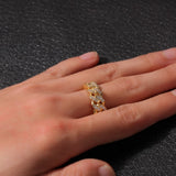 Cuban Link CZ Rings
