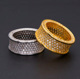 Concave Full CZ Ring
