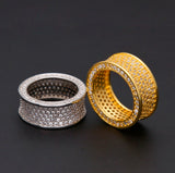 Concave Full CZ Ring
