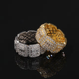 Full CZ Baguette Ring