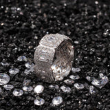 Full CZ Baguette Ring