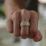 Full CZ Baguette Ring
