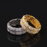 Full CZ Baguette Ring