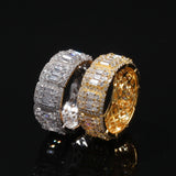 Full CZ Baguette Ring