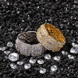 Full CZ Baguette Ring