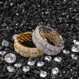 Full CZ Baguette Ring