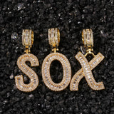 Egyptian Style CZ Name Necklace (GOLD)