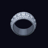 925 Sterling Silver Full Diamond CZ Ring
