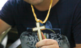 Vintage Cross CZ Necklace