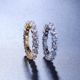 Tennis CZ Rings