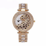 Leopard Diamond CZ Watch