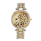 Leopard Diamond CZ Watch