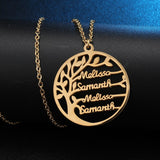 Tree Of Life Custom Name Necklace