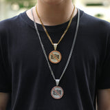 No Image Pendant Diamond CZ Necklace