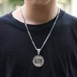 No Image Pendant Diamond CZ Necklace