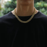 Miami Rhinestones Cuban Necklace