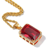 Gem Stone CZ Necklace