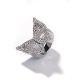 Butterfly Diamond CZ Ring