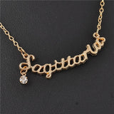 Crystal Zodiac Necklace