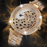 Leopard Diamond CZ Watch