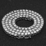 Iced Out Rhinestones Tennis Necklace