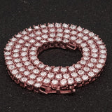 Iced Out Rhinestones Tennis Necklace