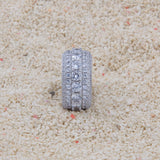 925 Sterling Silver Full Diamond CZ Ring