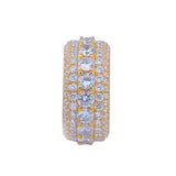 925 Sterling Silver Full Diamond CZ Ring