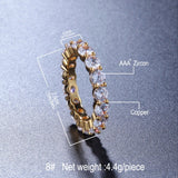 Tennis CZ Rings