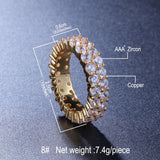 Tennis CZ Rings