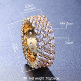 Tennis CZ Rings