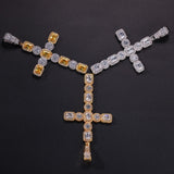 Diamond CZ Cross Necklace