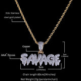 SAVAGE Diamond CZ Necklace