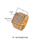 Full Diamonds CZ Men Ring