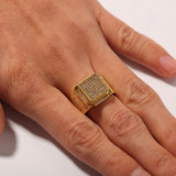Full Diamonds CZ Men Ring