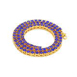 Colorful Rhinestones Tennis Chain Necklace