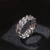 Cuban Link CZ Rings