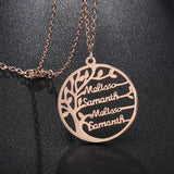 Tree Of Life Custom Name Necklace
